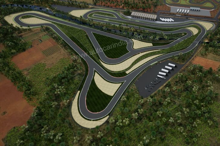 Layout of the Valley Speedway near Bengaluru