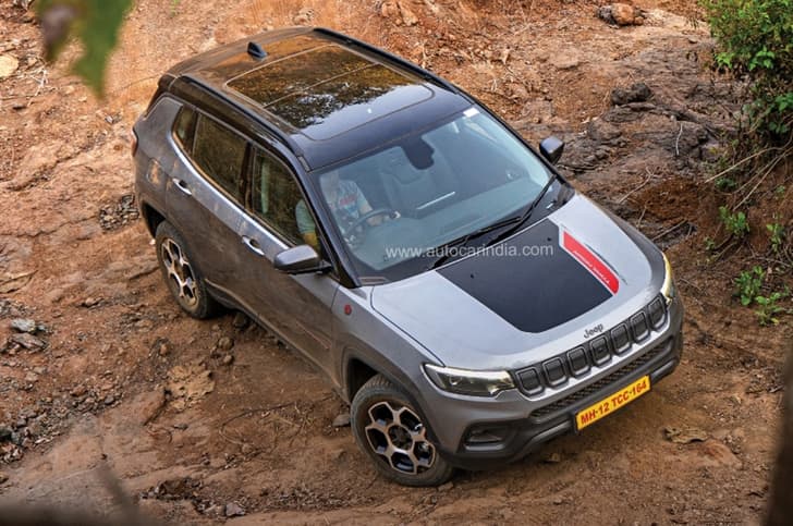 2022 Jeep Compass Trailhawk facelift review exterior front