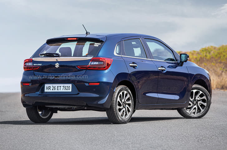 2022 Maruti Suzuki Baleno rear
