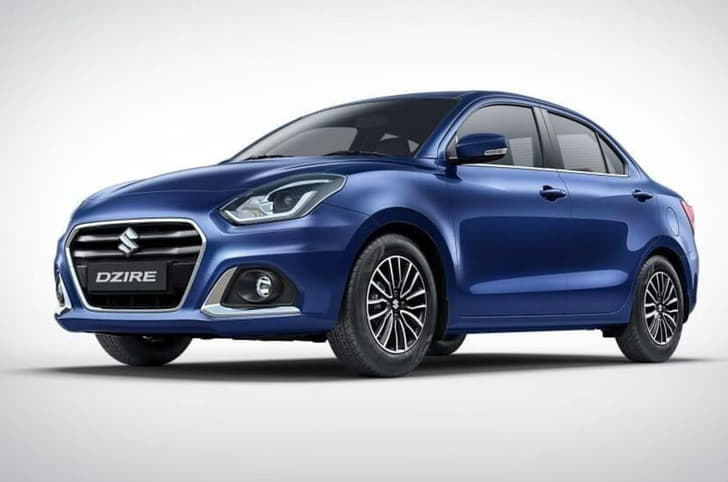 Maruti Suzuki Dzire front quarter