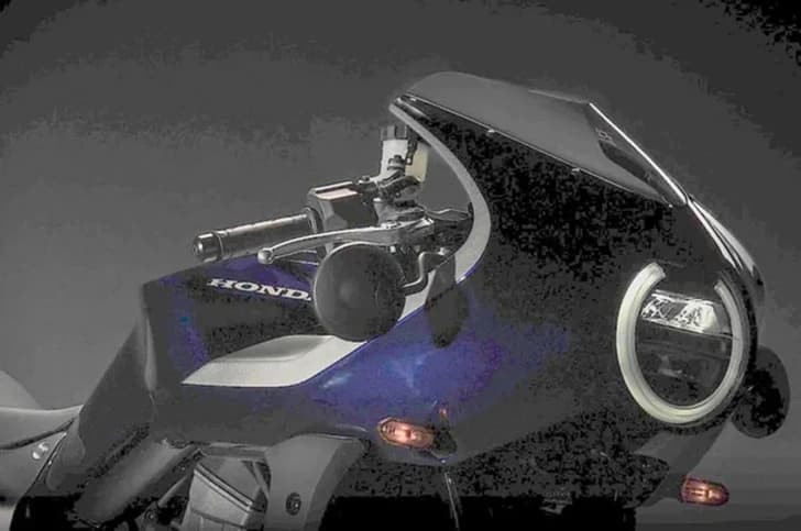 Honda teases the new Hawk Cafe Racer.