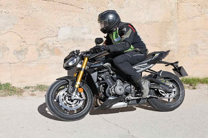 New Triumph Street Triple spotted. 
