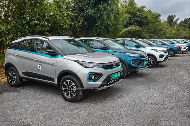 Tata Nexon EV front quarter