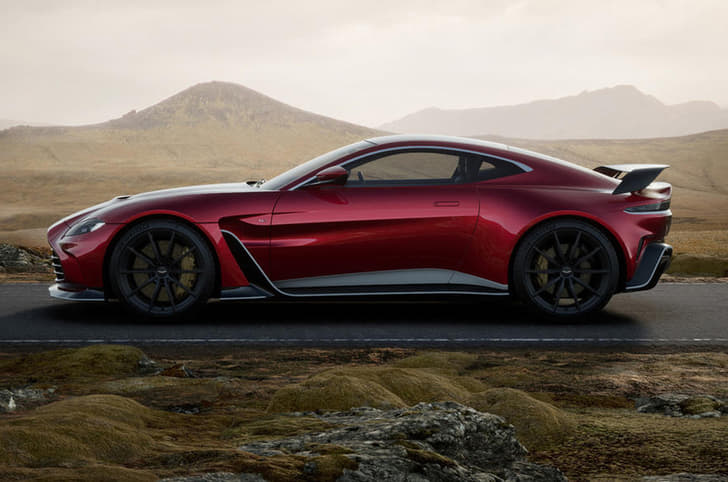 Aston Martin Vantage V12 side profile