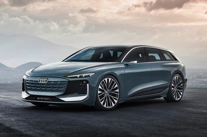 A6 Avant e-tron concept wagon front left.