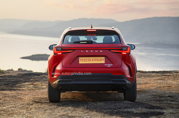 2022 Lexus NX 350h hybrid exterior rear