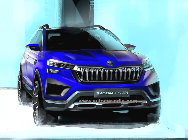 Skoda compact SUV image. 