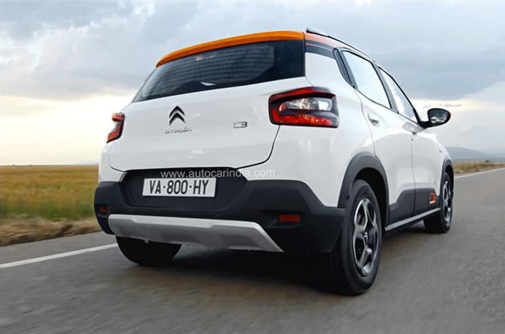 Citroen C3 rear quarter