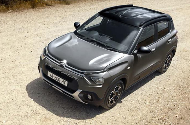 Citroen C3 top front quarter