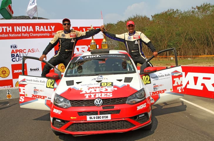 Karna Kadur and Nikhil Pai South India Rally  