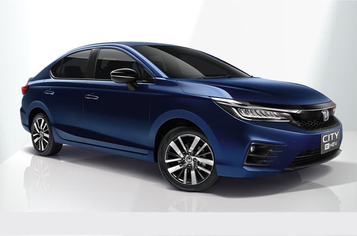 Honda City Hybrid front quarter