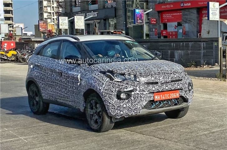 Tata Nexon long-range EV spied