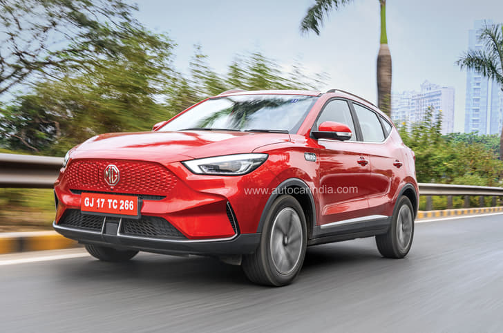 MG ZS EV front quarter