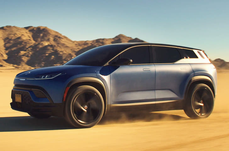 2022 Fisker Ocean front action