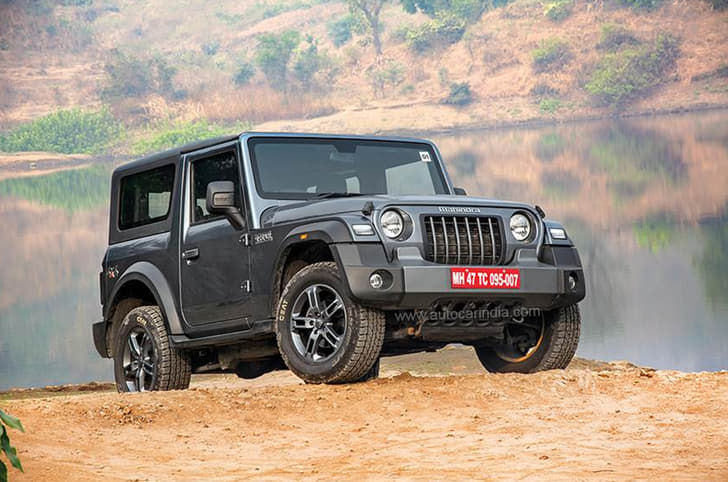 Mahindra Thar front static image