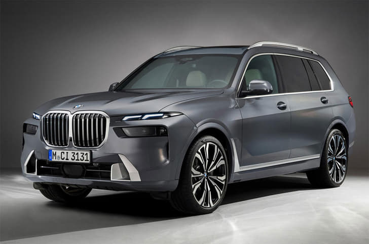 Updated BMW X7 revealed with unique front styling