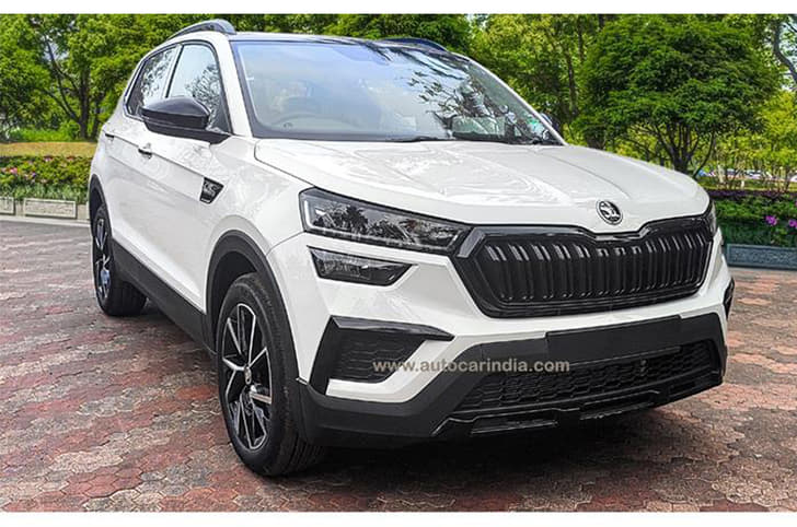 Skoda Kushaq Monte Carlo front quarter 
