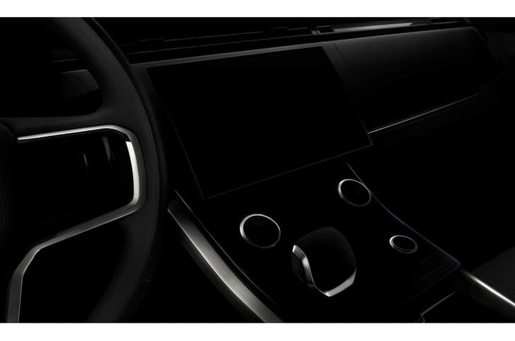 2022 Range Rover Sport interior teaser 