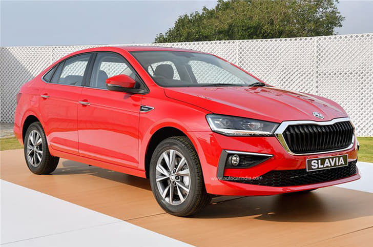 Skoda Slavia front quarter