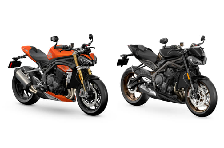 Triumph Speed Triple, Street Triple front static image