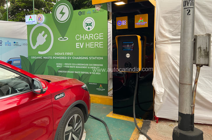 Bio-Gas powered EV charger