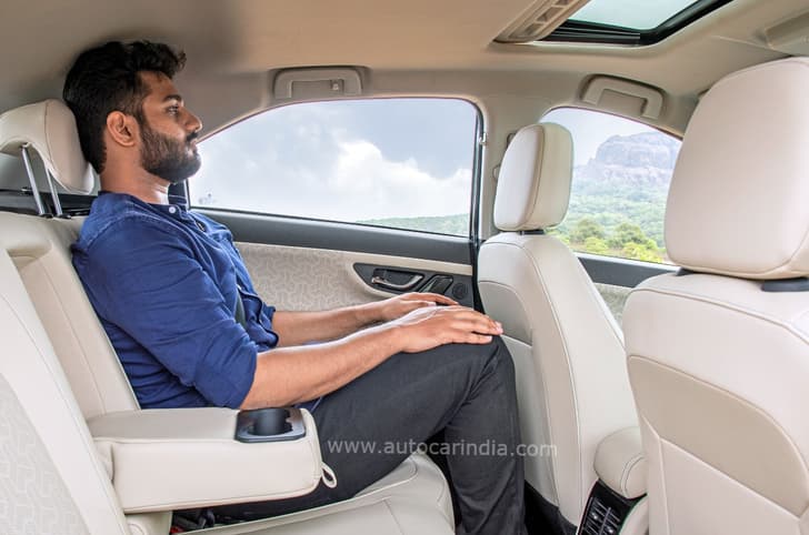 Tata Nexon EV Max front rear seats