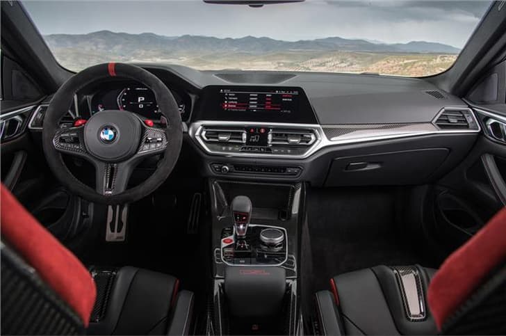 BMW M4 CSL interior