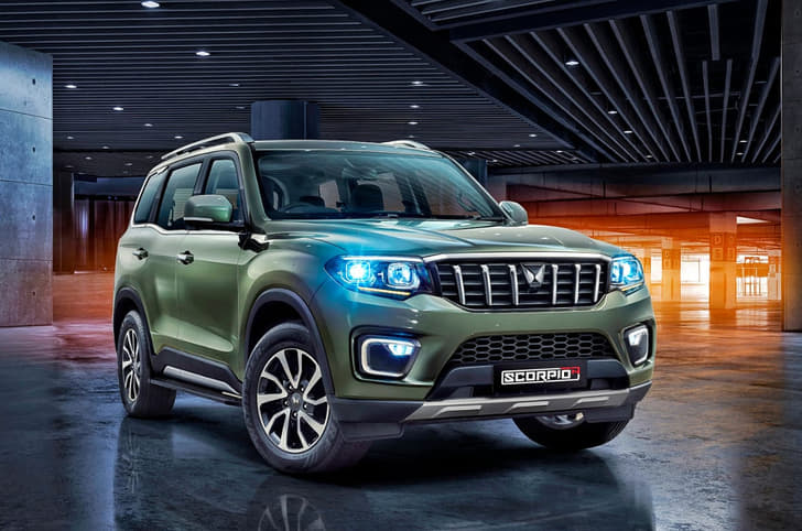 2022 Mahindra Scorpio front quarter