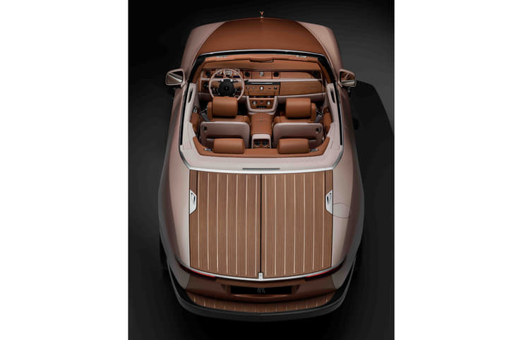 Rolls Royce Boat Tail top angle