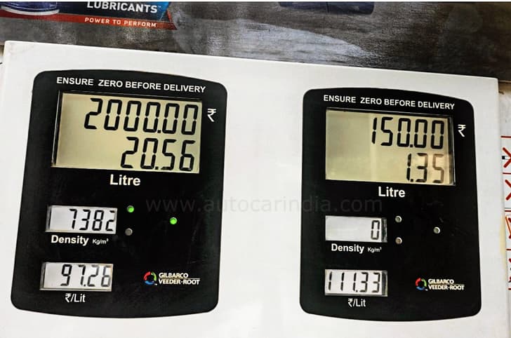 Petrol, diesel rates in India after tax cut