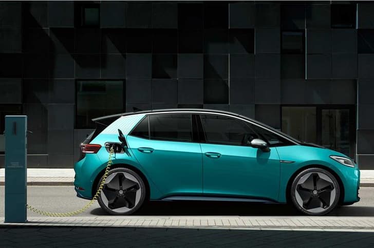 VW ID3 electric car.