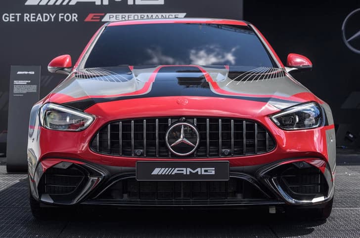 Next-gen Mercedes-AMG C-Class front