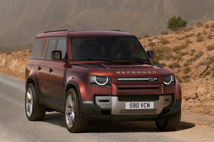 Land Rover Defender 130 front quarter 