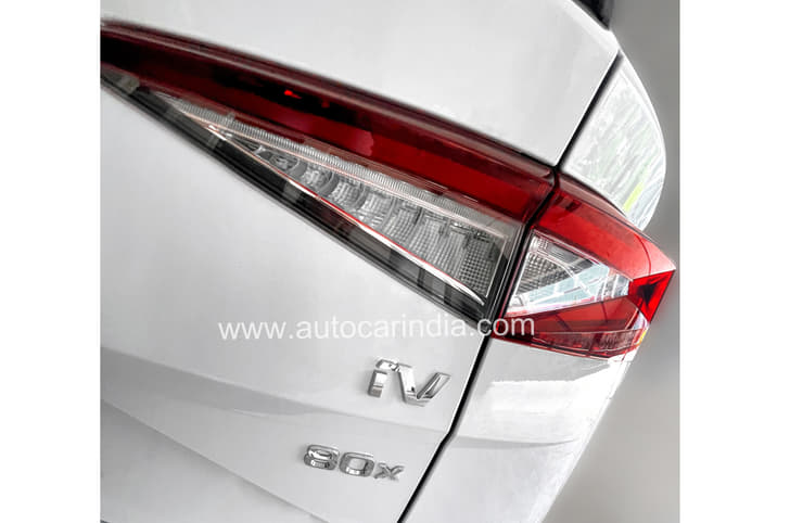 Skoda Enyaq spied in India badge