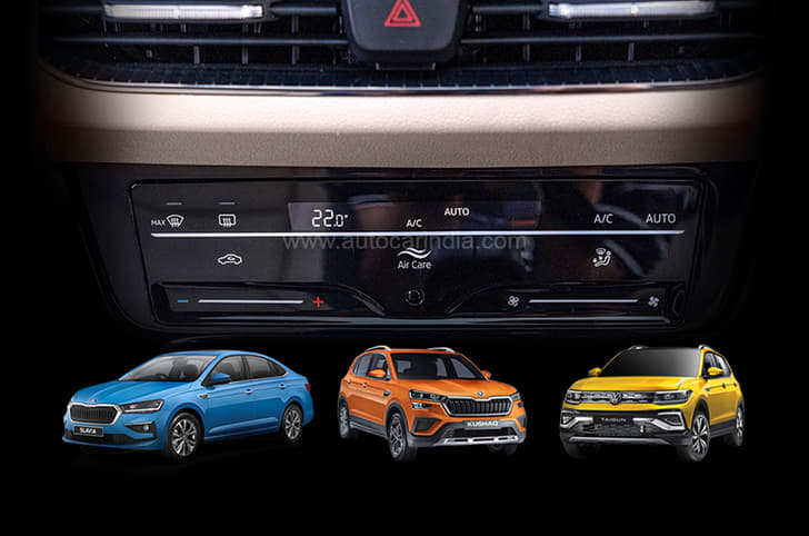 Skoda centre console