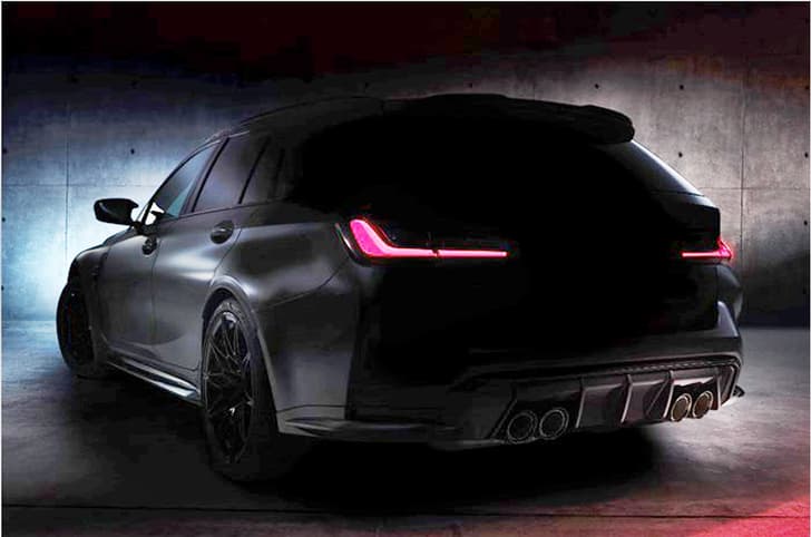 BMW M3 Touring teaser rear profile