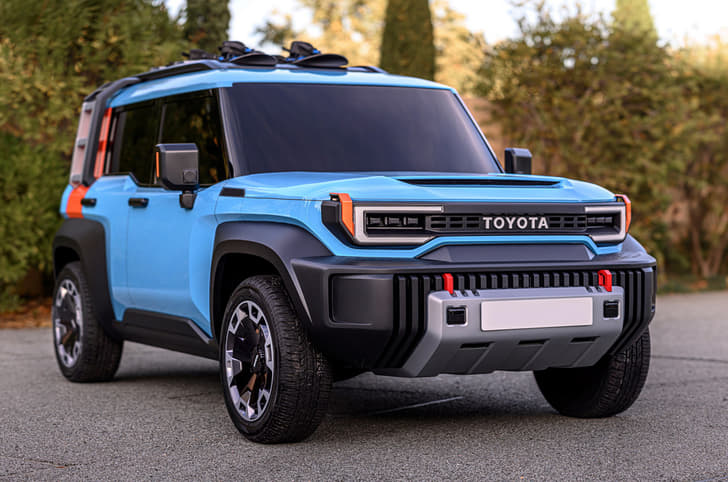 Toyota Compact Cruiser EV front quarter
