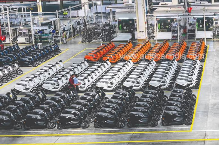 A shot of the Ola Futurefactory in Tamil Nadu.