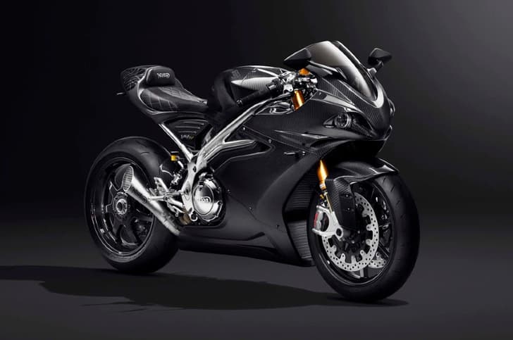 Norton V4SV in Carbon guise.