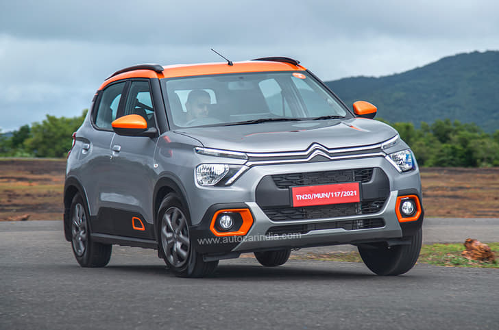 Citroen C3 cornering