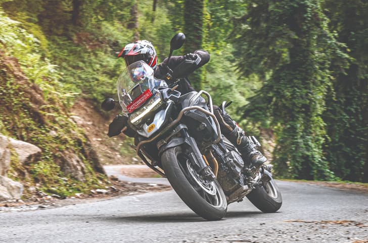 Triumph Tiger 1200 cornering image