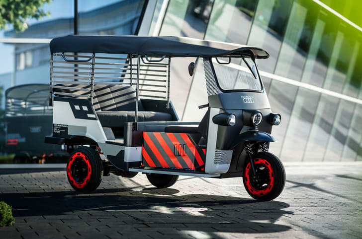 Audi battery-powered electric rickshaw