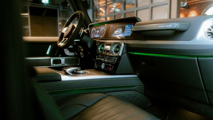 Mercedes-AMG G63 4X4 Squared interior.