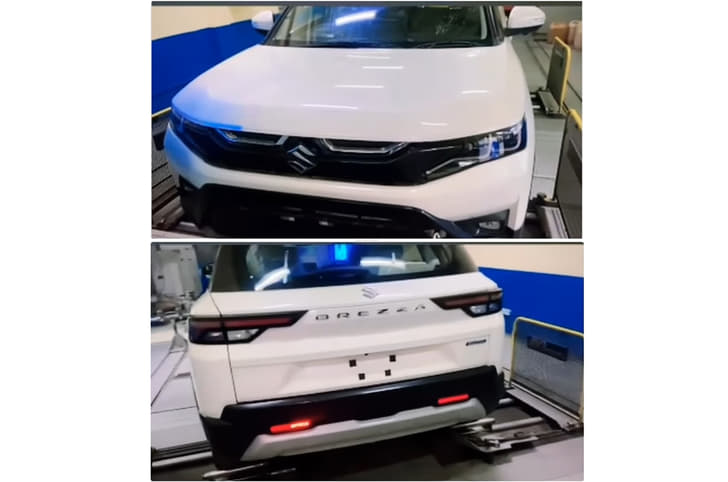 2022 Maruti Suzuki Brezza spied