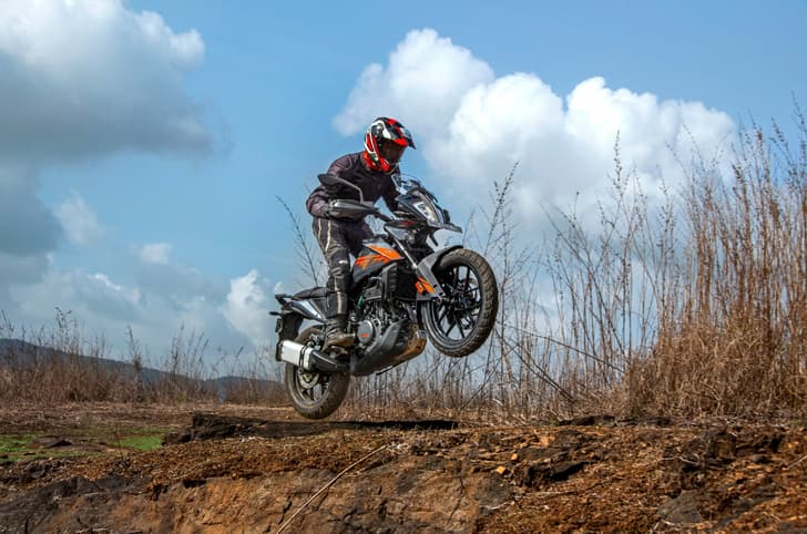 KTM 390 Adventure jump