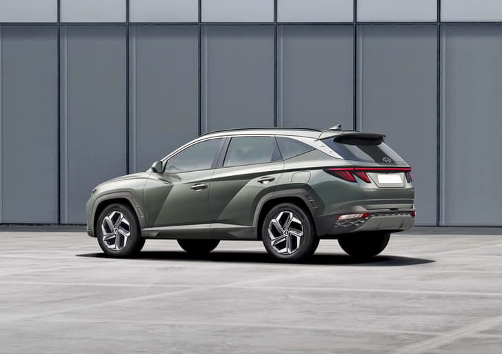 New Hyundai Tucson rear. 