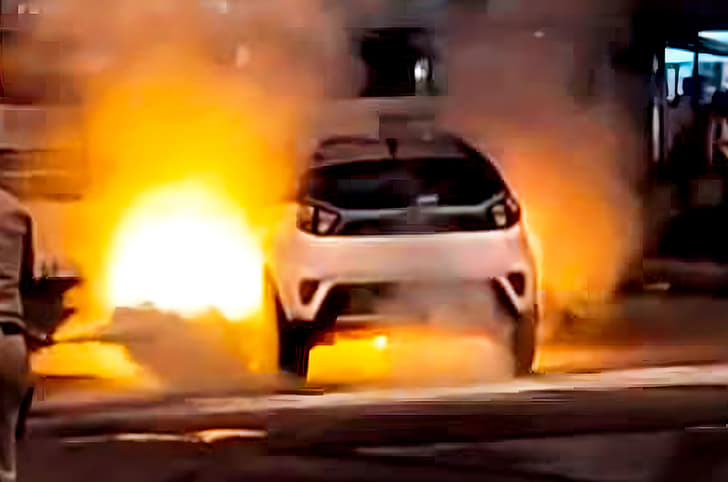 Tata Nexon EV fire