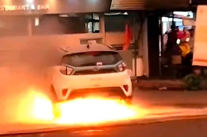 Tata Nexon EV fire