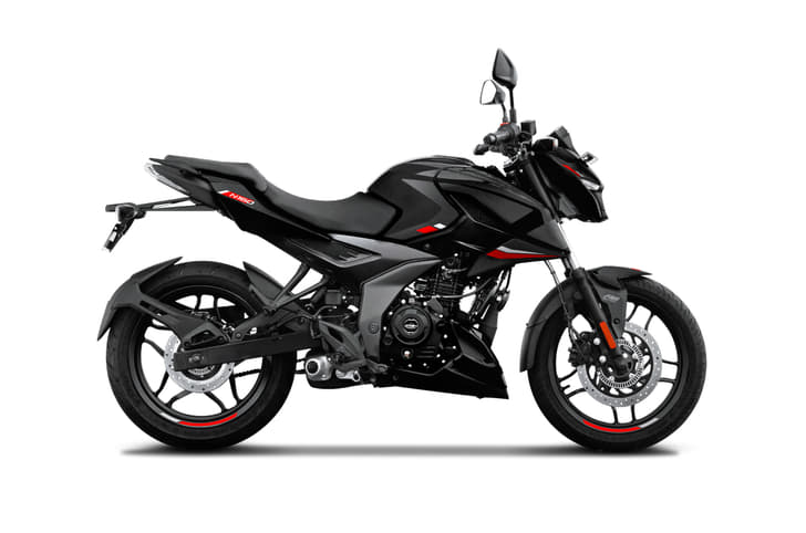Bajaj Pulsar N160 side static image
