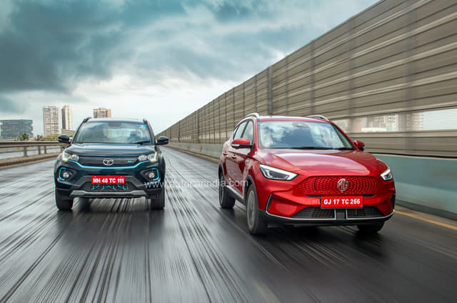 Nexon EV Max vs MG ZS EV facelift comparison